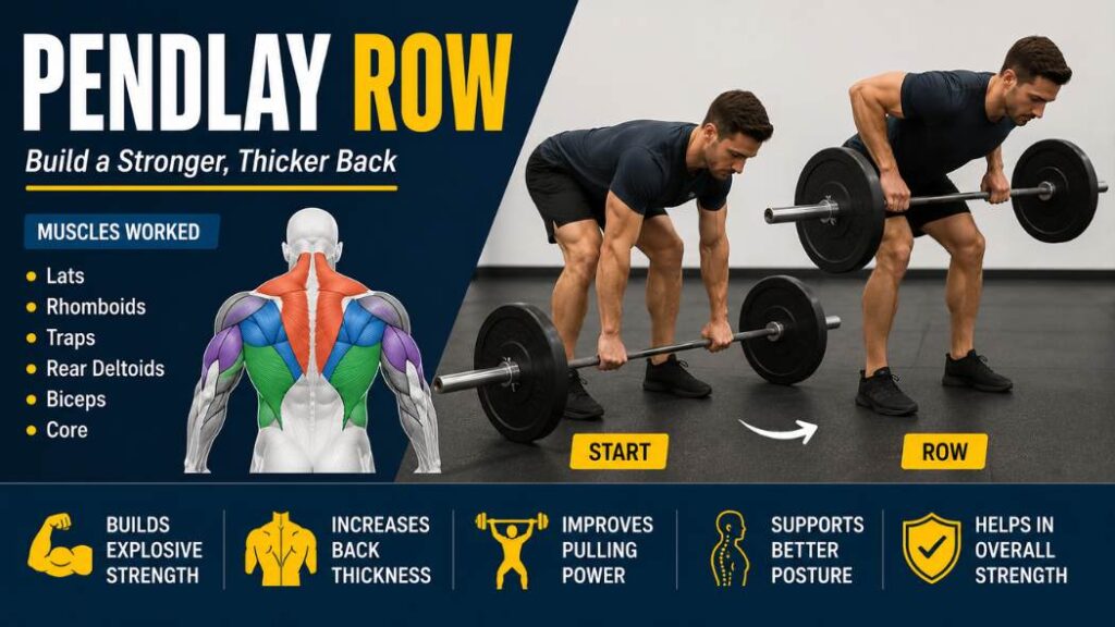 Pendlay Row: The Ultimate Exercise for Building a Strong and Powerful Back Pendlay Row